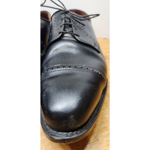 Allen Edmonds Clifton Cap Toe Oxfords 10 3E Made in USA Black Leather Shoes main image 10